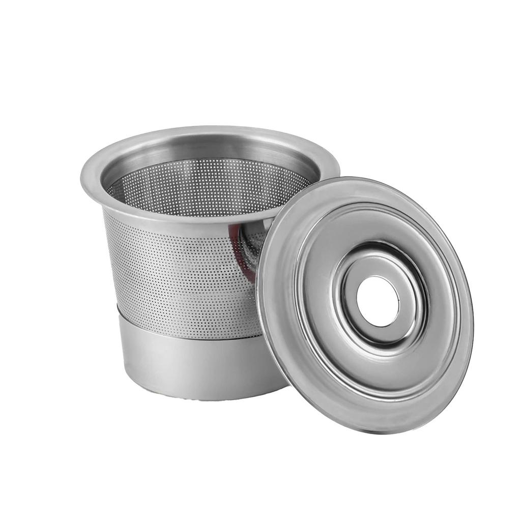 Многоразовый фильтр для кофемашины из нержавеющей стали, совместимый с кофейными капсулами