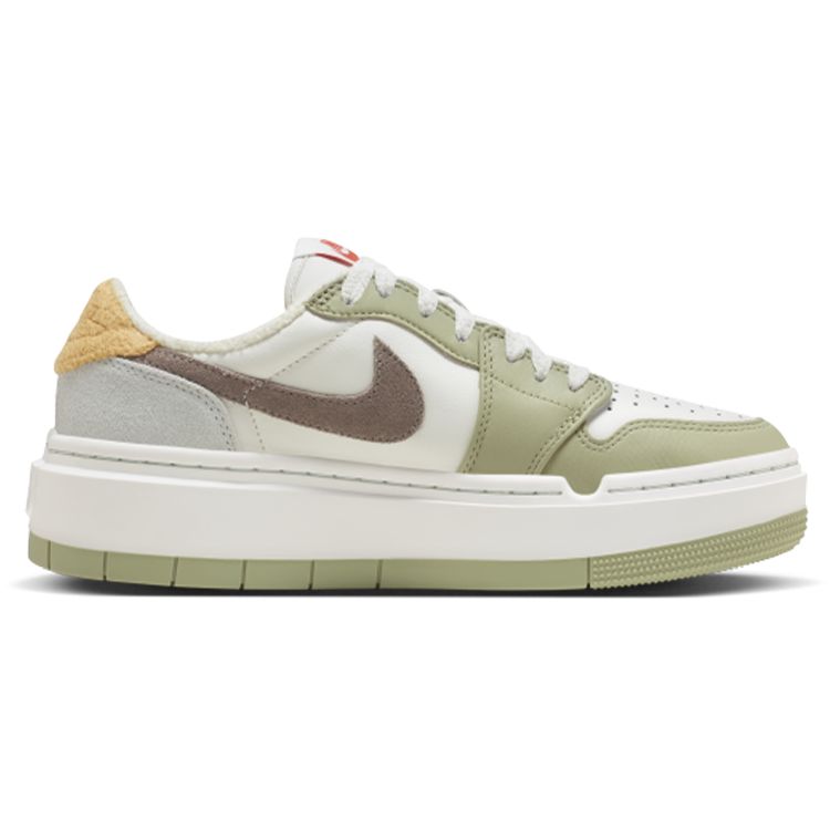 Женские кроссовки Air Jordan 1 Elevate Low Year of the Rabbit, зеленые FD4326-121