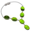 Peridot Handmade 925 Sterling Silver Jewelry Necklace 18" V2Y86