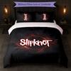 Slipknot Print 3Pcs Bedding Set Duvet Cover With Two Pillowcases Soft Bed Linen For Household Bedroom