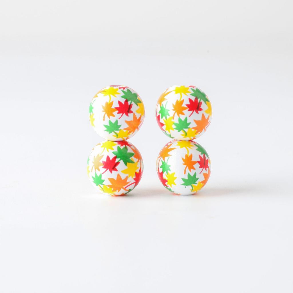 Принадлежности для домашней вечеринки Кленовые листья Изготовление украшений Украшение дома Деревянные бусины DIY Аксессуары День благодарения Рассыпные бусины Деревянные бусины