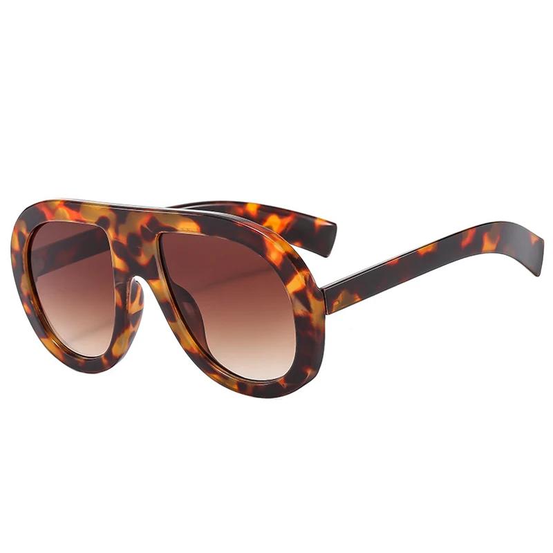 SHAUNA Pilot мужские модные солнцезащитные очки двойного цвета в стиле панк женские солнцезащитные очки с градиентом оттенки UV400