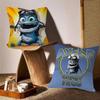 C-Crazy Frog DJ Ding D-Ding cushion  Pillow Gift Home Office Decoration Bedroom Sofa Car Cushion Cover case 45x45