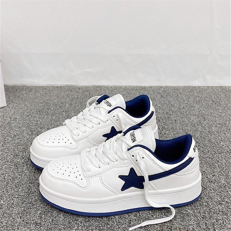 Модная женская повседневная спортивная обувь на шнуровке, кроссовки для бега, модная белая обувь на платформе, уличные легкие студенческие кроссовки, Zapatos De Mujer