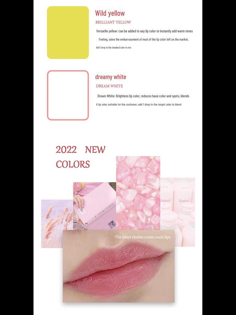 Полуперманентные пигменты для татуажа губ - Mother's & Girl's Lips, European Nude Makeup, Lip Color Milk, Pro Beauty Salon Line