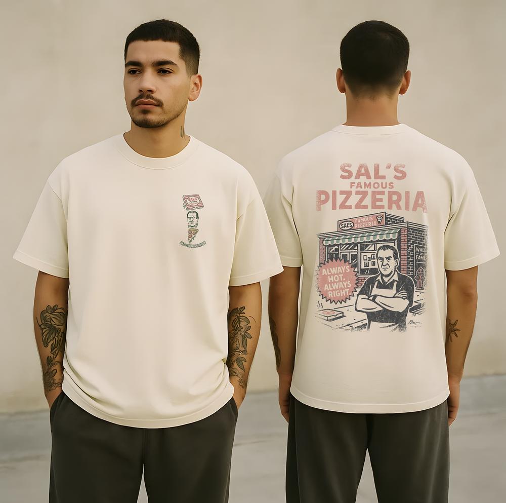 Sals Famous Pizzeria Shirt Do The Right Thing Spike Lee Vintage Movie Tee