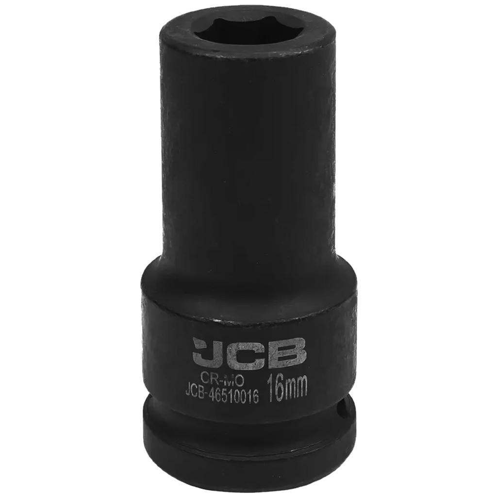 JCB 3/4" Cr-Mo Deep Impact Socket 6-Point 16mm Socket Wrench