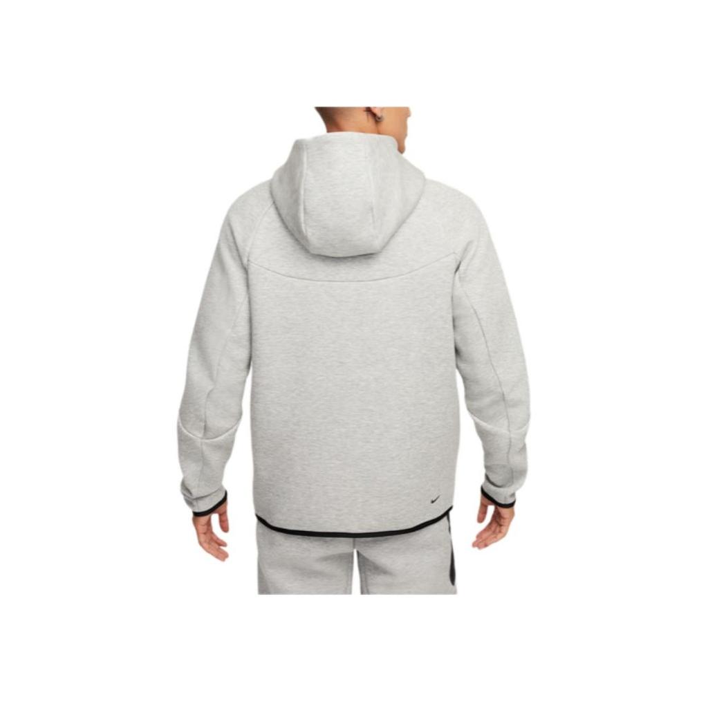 Nike Худи Windrunner на молнии из ткани Tech Fleece Темно-серый меланж/Черный Мужская верхняя одежда HV0949-063
