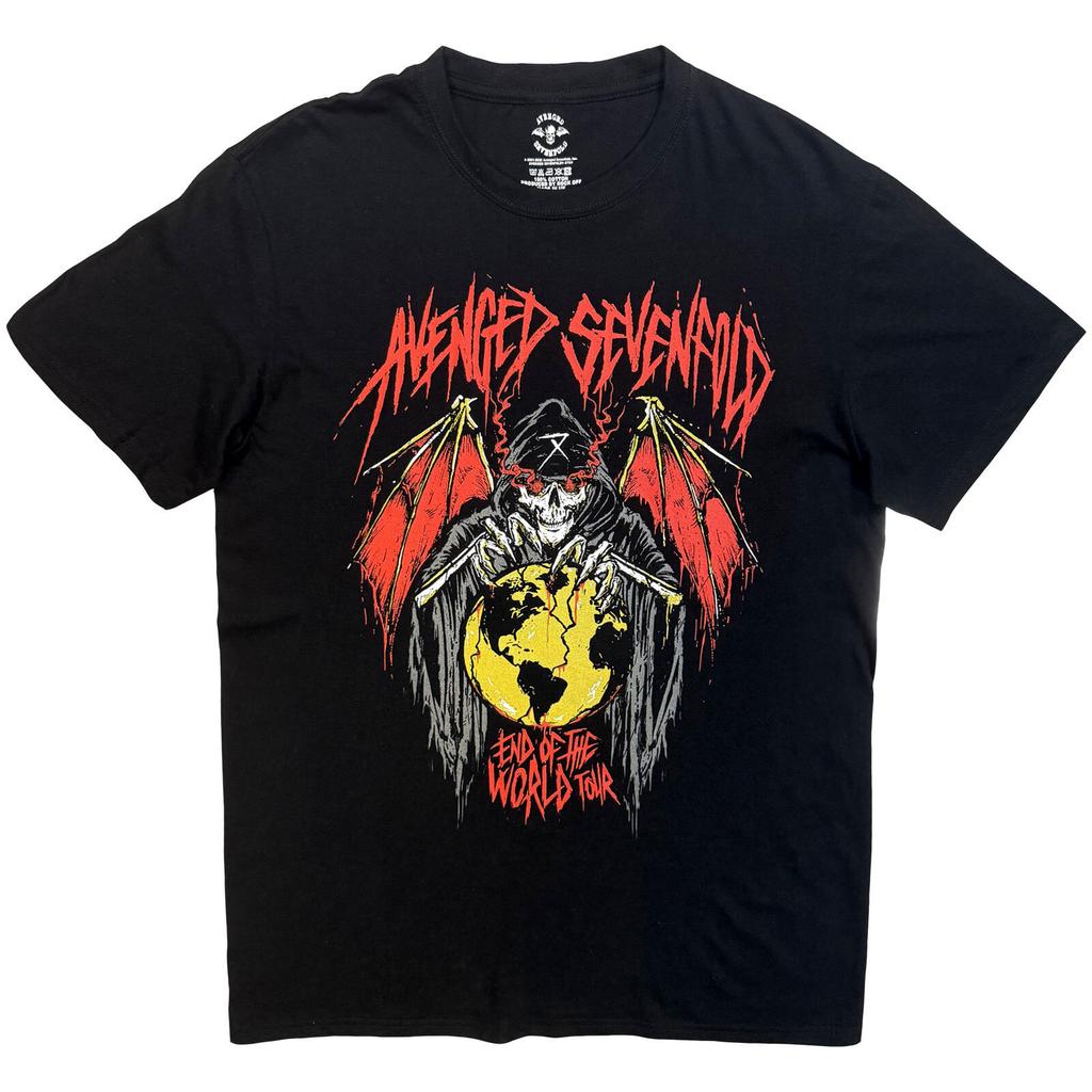 Avenged Sevenfold End Of The World Tour T Shirt (Black)