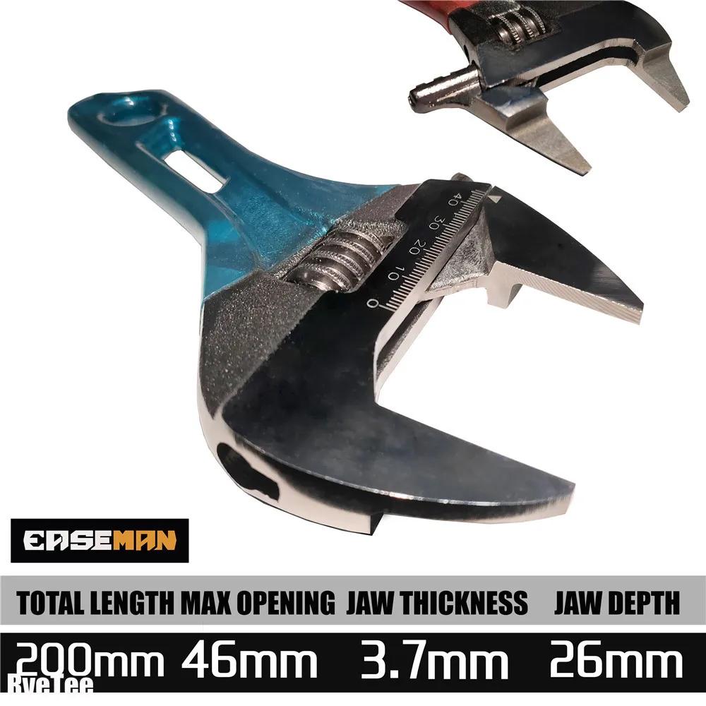 3 мм Ультратонкий Регулируемый Гаечный Ключ Сантехнические Автомобильные Инструменты для Механика Монтажника Электрика Ручные Инструменты Мини Ванная Комната Ключ 2025