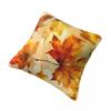 Autumn Maple Leaves Pillow Case Vintage Pillow Cover Soft Custom Diy Cushion Cover Pillowcases For Living Room Chair