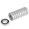 10Pcs 6901 2RS Rubber Sealed Deep Groove Ball Bearing 12x24x6mm