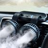 Автомобильный электрический вентилятор 12 В 24 В, двухскоростной охладитель с автоматическим воздушным охлаждением, регулируемый на 360 градусов автомобильный кондиционер, вентиляторы с усилением ветра