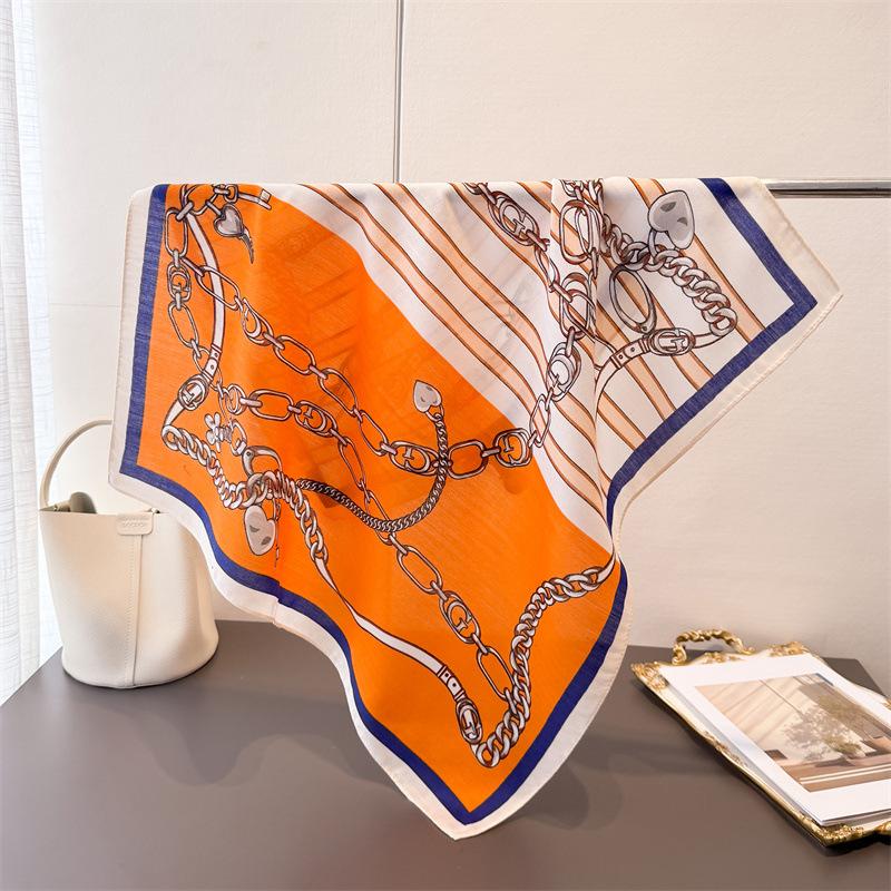 Горошек Стиль Елочка Узор Хлопок И Лен Маленький Квадратный Шарф Шелковый Шарф Имитация Бархата Головной Платок Шаль Шарф для Защиты от Солнца Женский Шарф