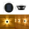 Solar Outdoor Lights Waterproof Security Wall Light for Outside Walking Dog Fence Backyard Deck Garden Door Step Garage Sun Lamp