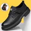 Низкие весенне-осенние кожаные туфли в стиле business casual, мягкая подошва, британские ботинки Martin