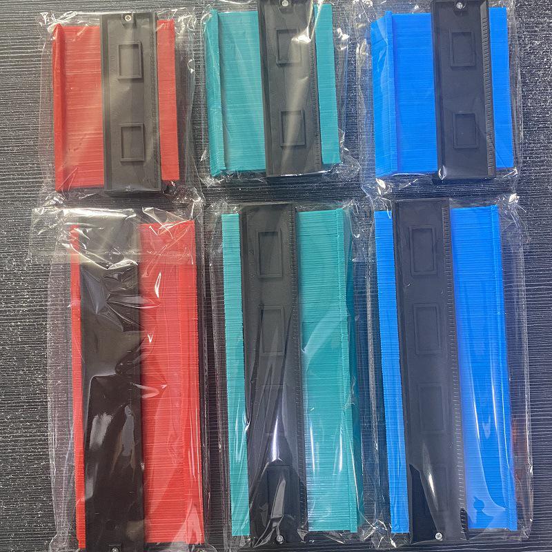 Lockable Contour Gauge Set: Irregular Ruler, Arc Ruler, Widened Profiler, Measuring & Profiling Gauge