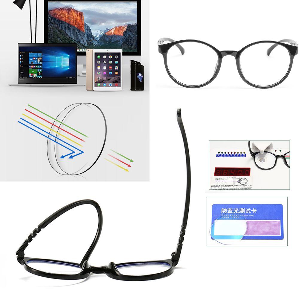 Boy Girl Transparent Soft Frame Blue Light Blocking Glasse Clear Lens Computer Glasses Kids Eyewear