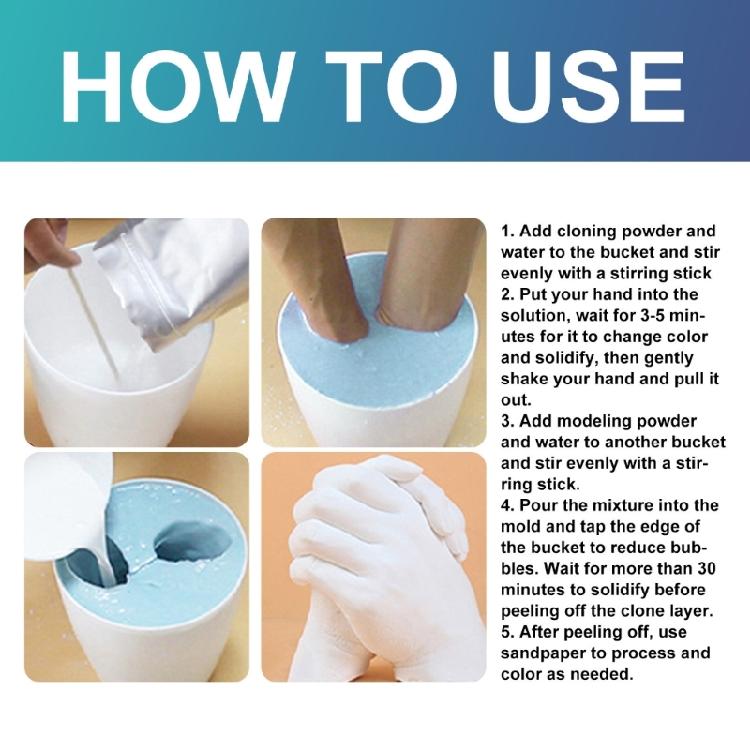 DIY Гипсовая форма для слепка рук Сувениры для новорожденных Формовка Ручная работа 3D формы