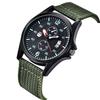Men's Army Nylon Band Quartz Watch with Date