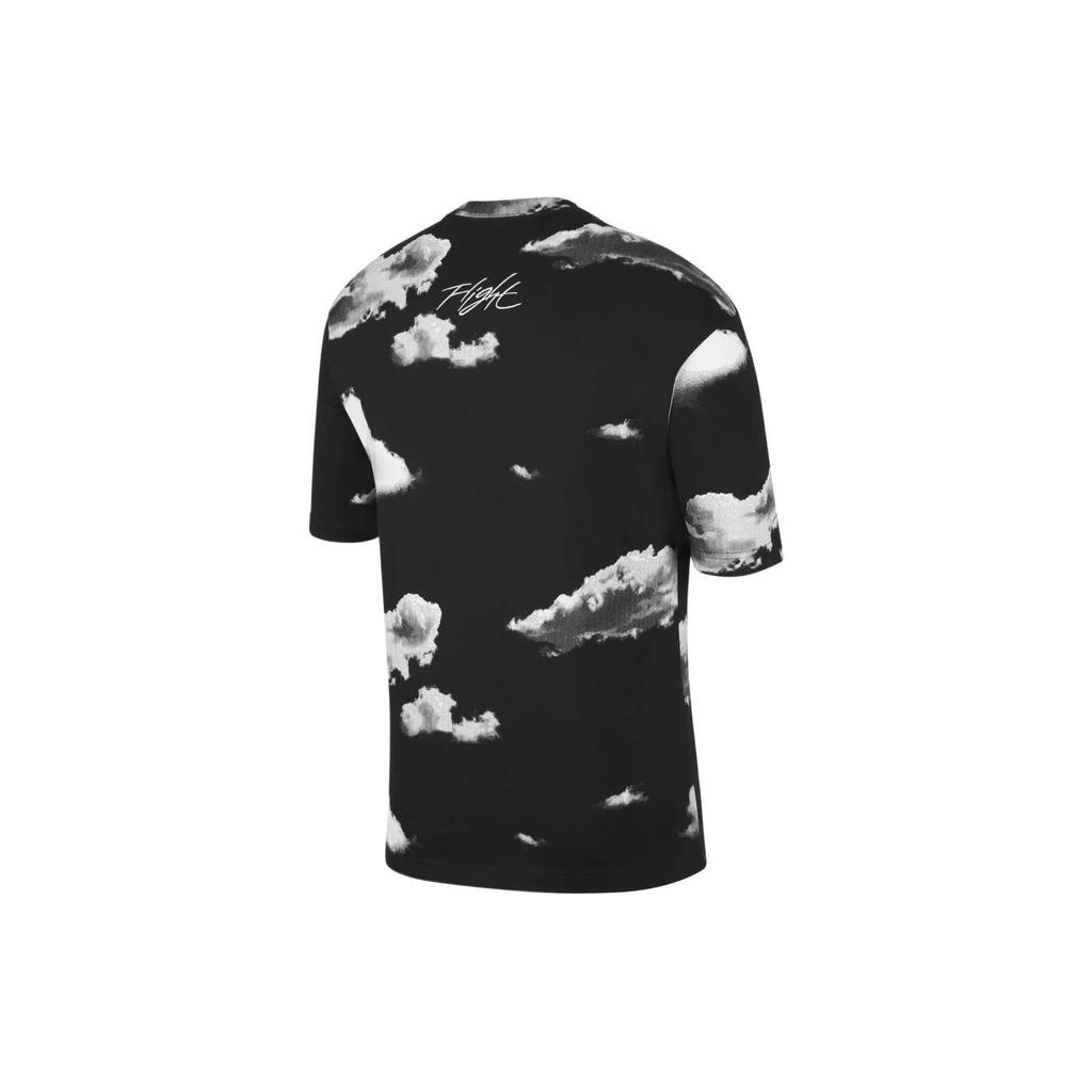 Jordan Casual Print Crew Neck Short Sleeve T-Shirt Men Tops Black DM1437-010