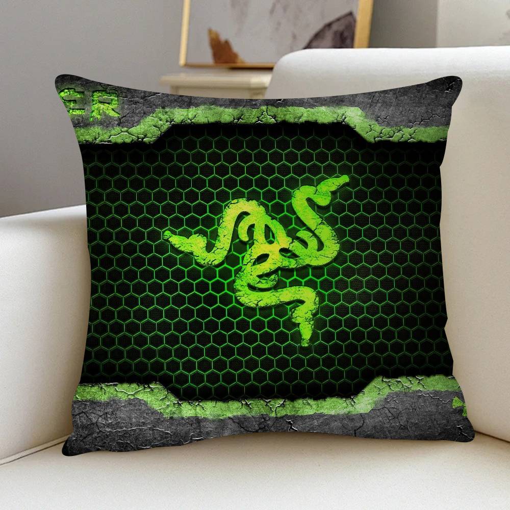 R-RazerS Logo Cushion Cover Inches Farmhouse Decor Home Throw Pillow Covers For Couch Decorations