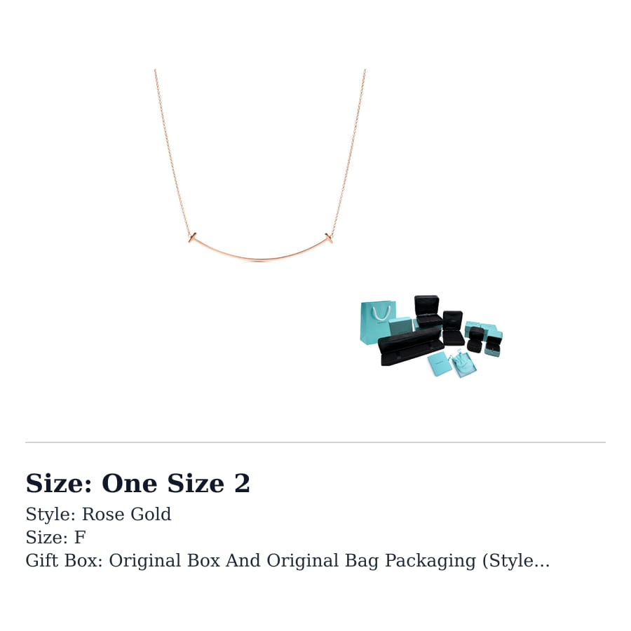 TIFFANY & CO. Necklaces Women's 36201533
