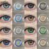 New Colored Contact Lenses Blue-Green Fashion Eyeglass Lenses Black Natural Beauty Lenses Pink Coffee Gentle Lenses Brown Lenses 1 Pair