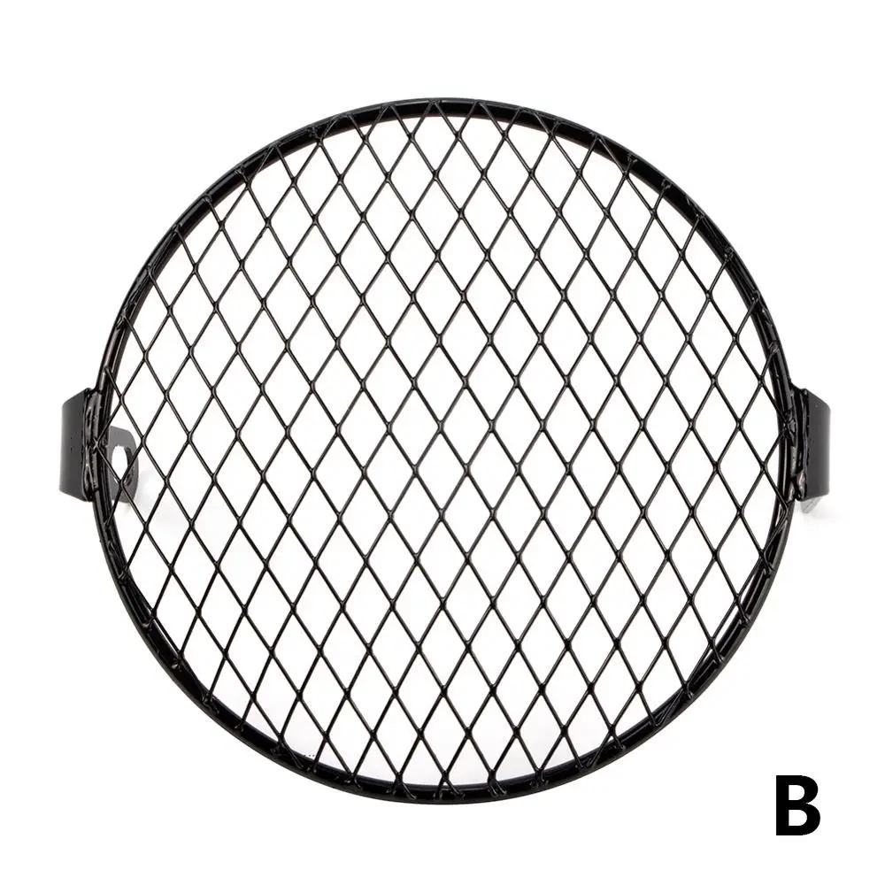 6,5-дюймовый мотоцикл универсальный винтажный протектор фары ретро гриль свет крышка лампы Chopper Cafe Racer Honda Bobber Yamaha