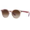 RayBan Temple Logo Injection Molded Round Sunglasses Kids Red