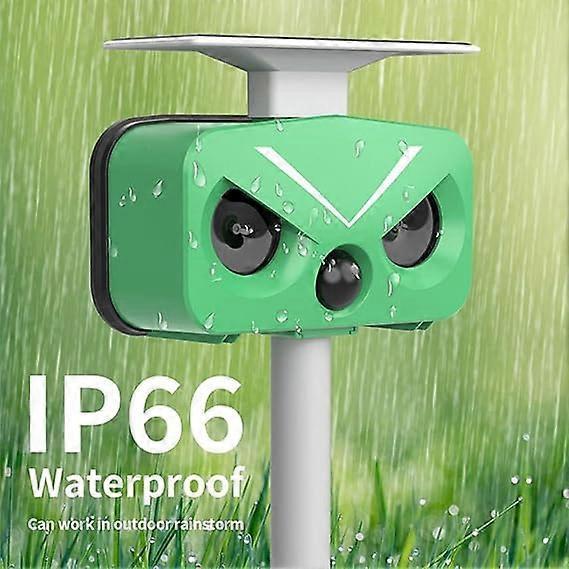 Ultrasonic Animal Repeller Solar,Waterproof Cat Repellent,Fox Repellent,Rat repellent,Ultrasonic Dog Repellent