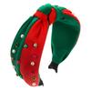 Christmas Headband Fashion Beads Rhinestone Christmas Hair Accessories For Women