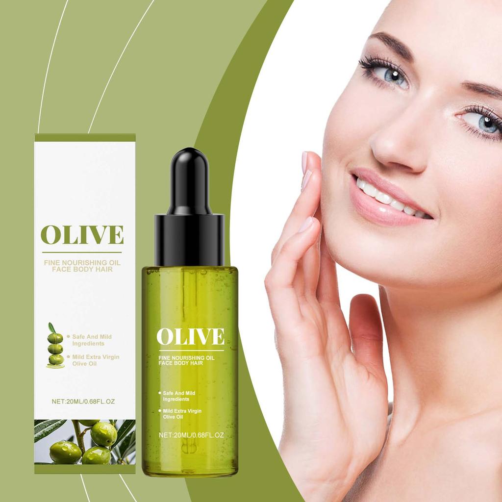 Оливковое питательное масло для ухода за кожей Мягкое увлажняющее, смягчающее, увлажняющее, нежное и защищающее кожу увлажняющее масло для ухода за кожей(20мл