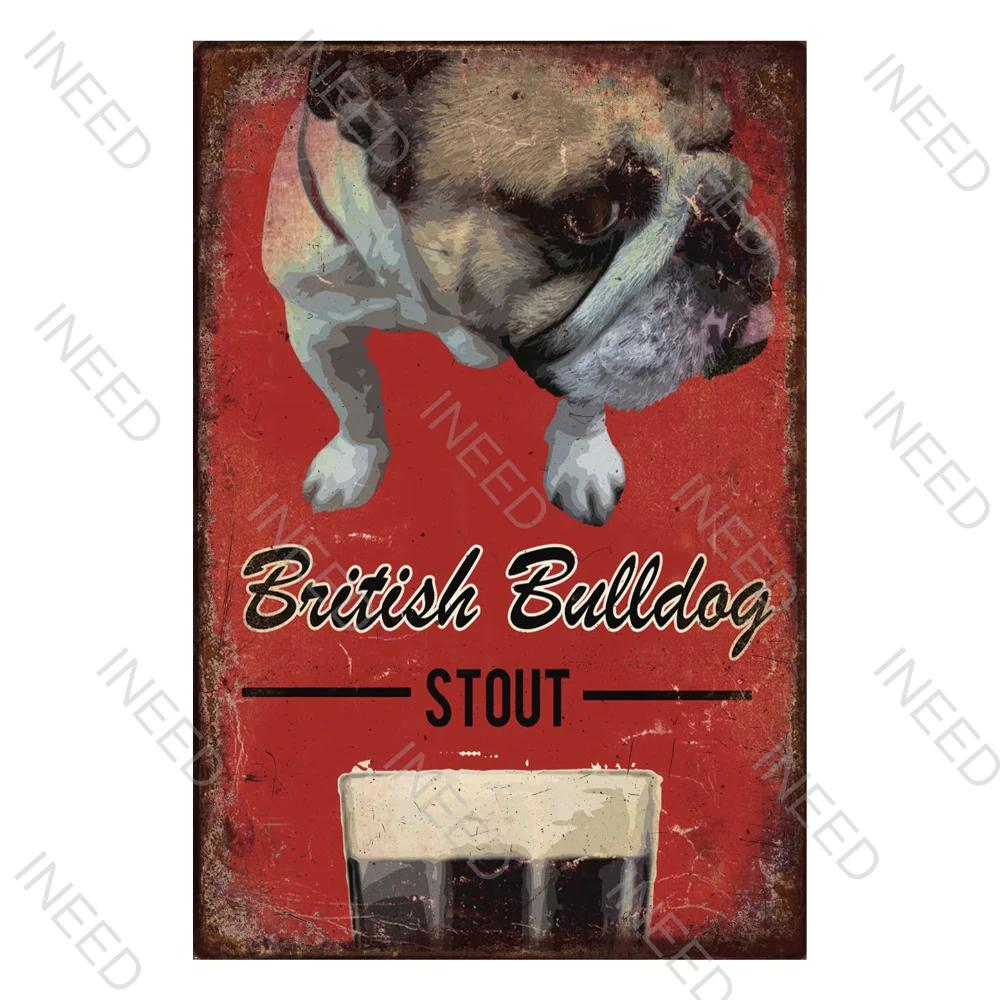 INEED Funny Beer Sign Plaque Vintage Metal Tin Signs for Home Man Cave Bar Decor Beer Lover Restaurant Kitchen Art Wall Decor