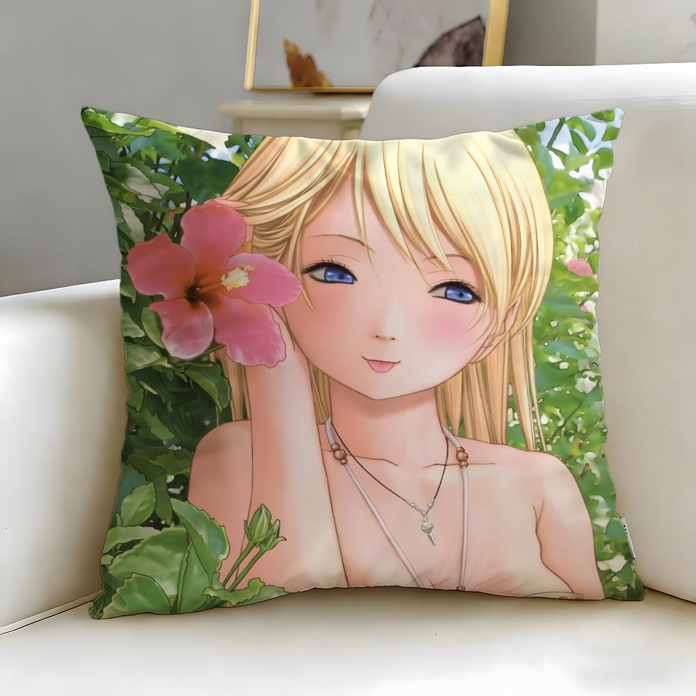 Чехол для подушки из аниме Btooom – Мягкий и легко стирающийся наволочка – Универсальный для дивана, кровати, путешествий и офиса