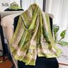 High-quality Luxurious Silk Scarves Headband Scarfs Neck Scarf For Women Chain Silk Scarf Women's Decorative Shawl