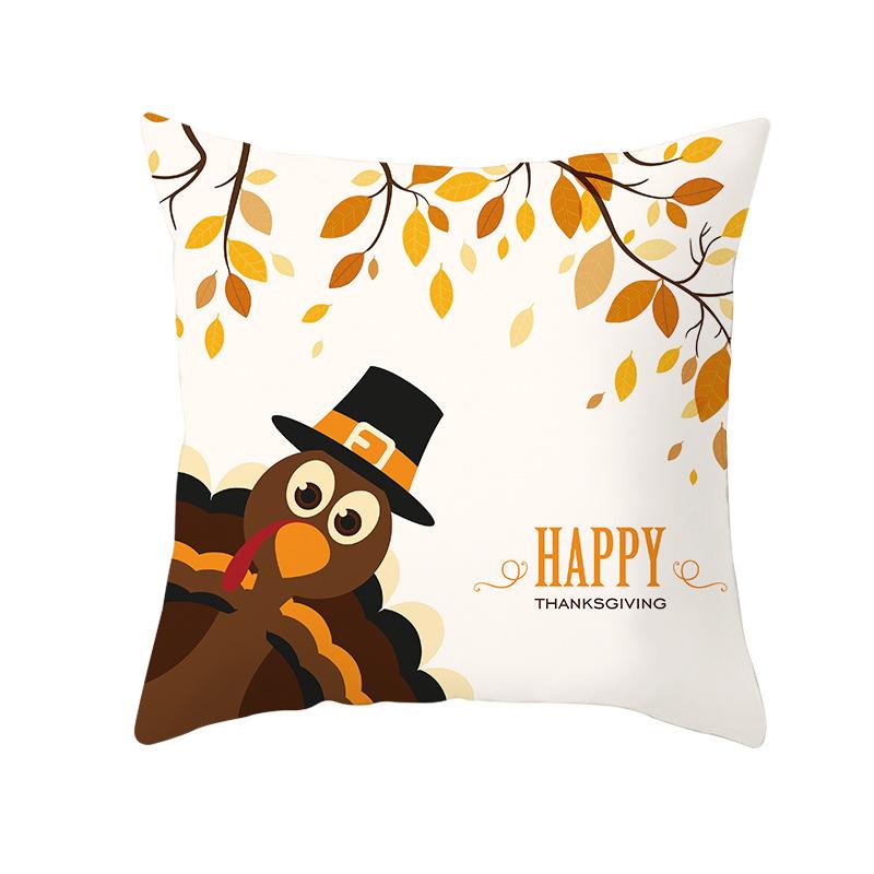 New Thanksgiving Pillow Case Thanksgiving Pumpkin Dwarf Home Festival Decoration Cushion Case