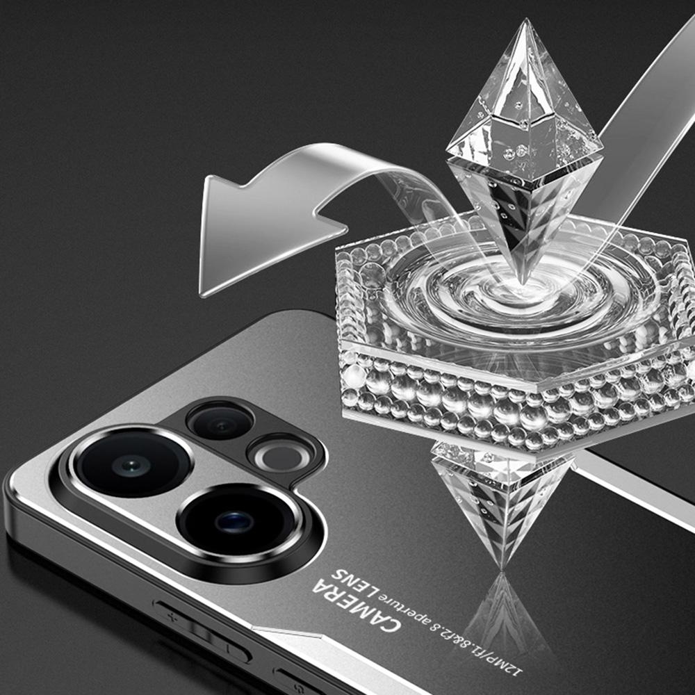 Для vivo S30 5G Чехол для телефона Алюминиевый сплав ТПУ ПК Задняя крышка