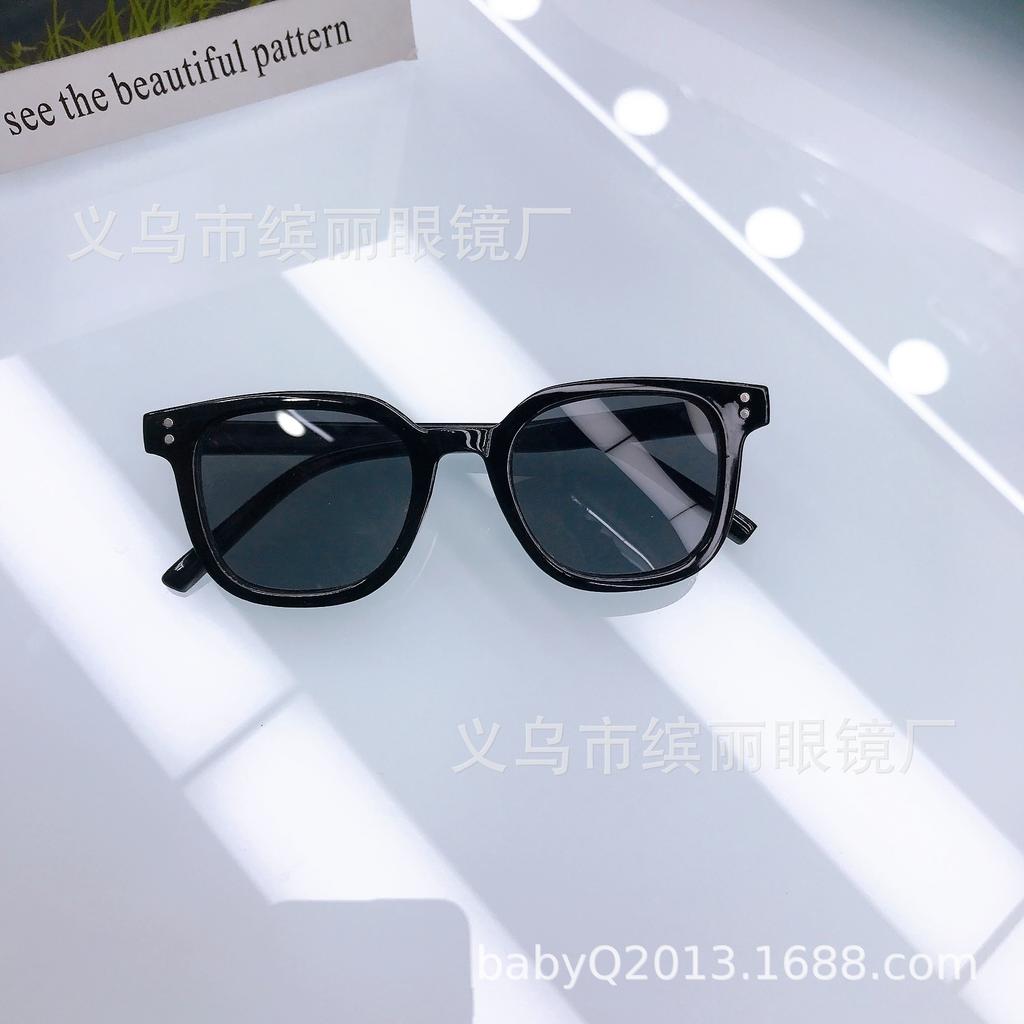 Квадратные солнцезащитные очки в большой оправе, простые, артефактные, детские солнцезащитные очки, мужские и женские, модные, детские, ретро, детские солнцезащитные очки