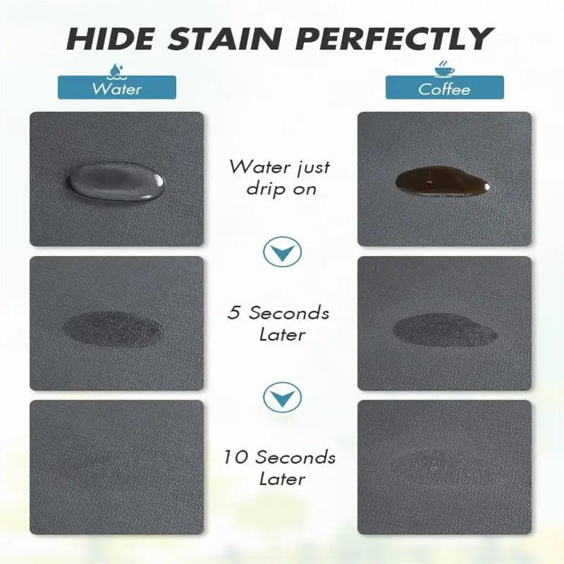 Super Absorbent Dish Drying Mat, Duty Kitchen Counter Pad, Heat-Resistant Up To, Non-Slip Dishwasher Drainage Mat for Coffee Machine, Sink, Countertop