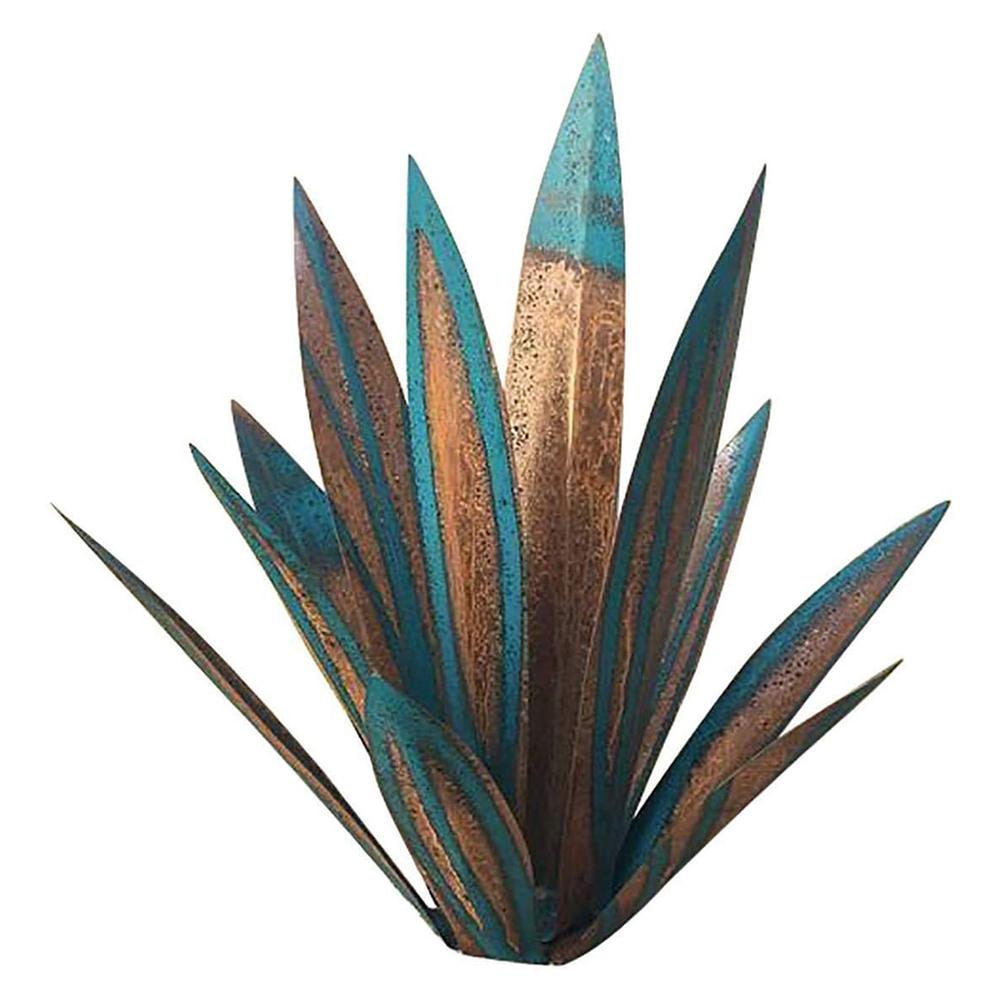 27cm DIY Metal Art Tequila Rustic Sculpture Garden Yard Sculpture Home Decor