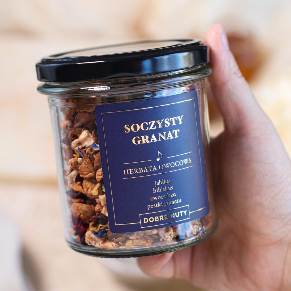 Soczysty granat - herbata owocowa - dobre nuty 90g