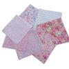 7 Pieces Cotton Fabric Bag Sewing Floral Square Cloth Professional Tailor Needlework DIY Crafting Accessories