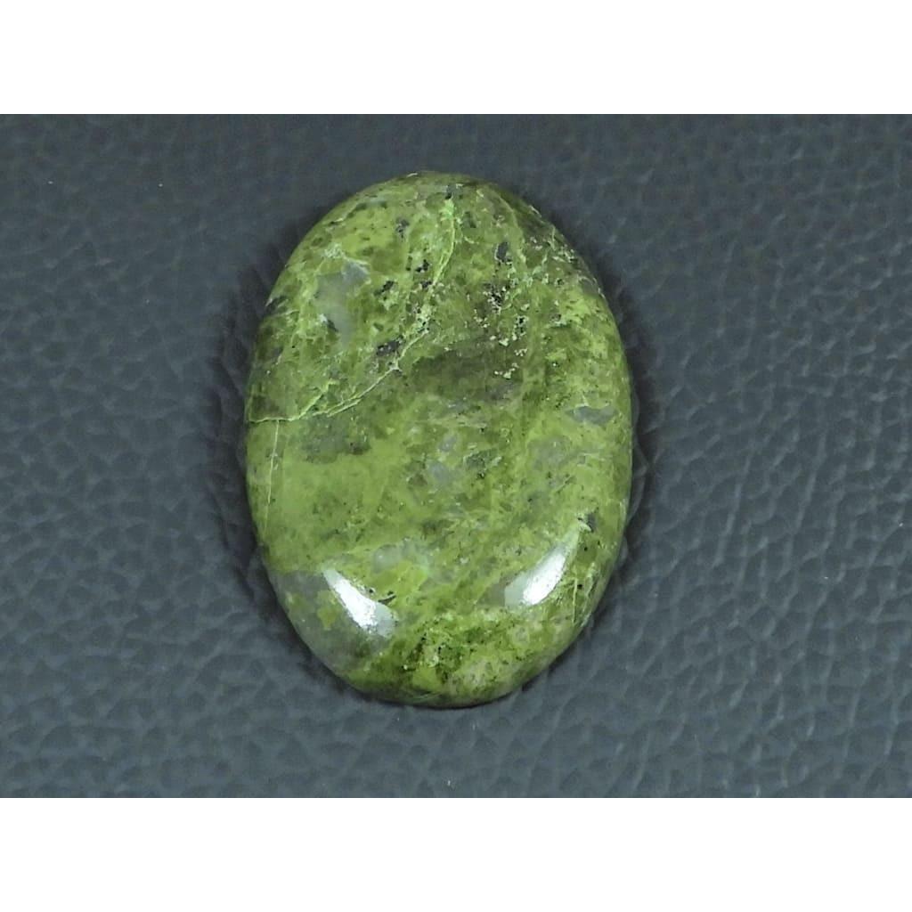 24X38X06MM Natural Unakite Jasper Oval Shape Cabochon Loose Gemstone 65Cts. G-417