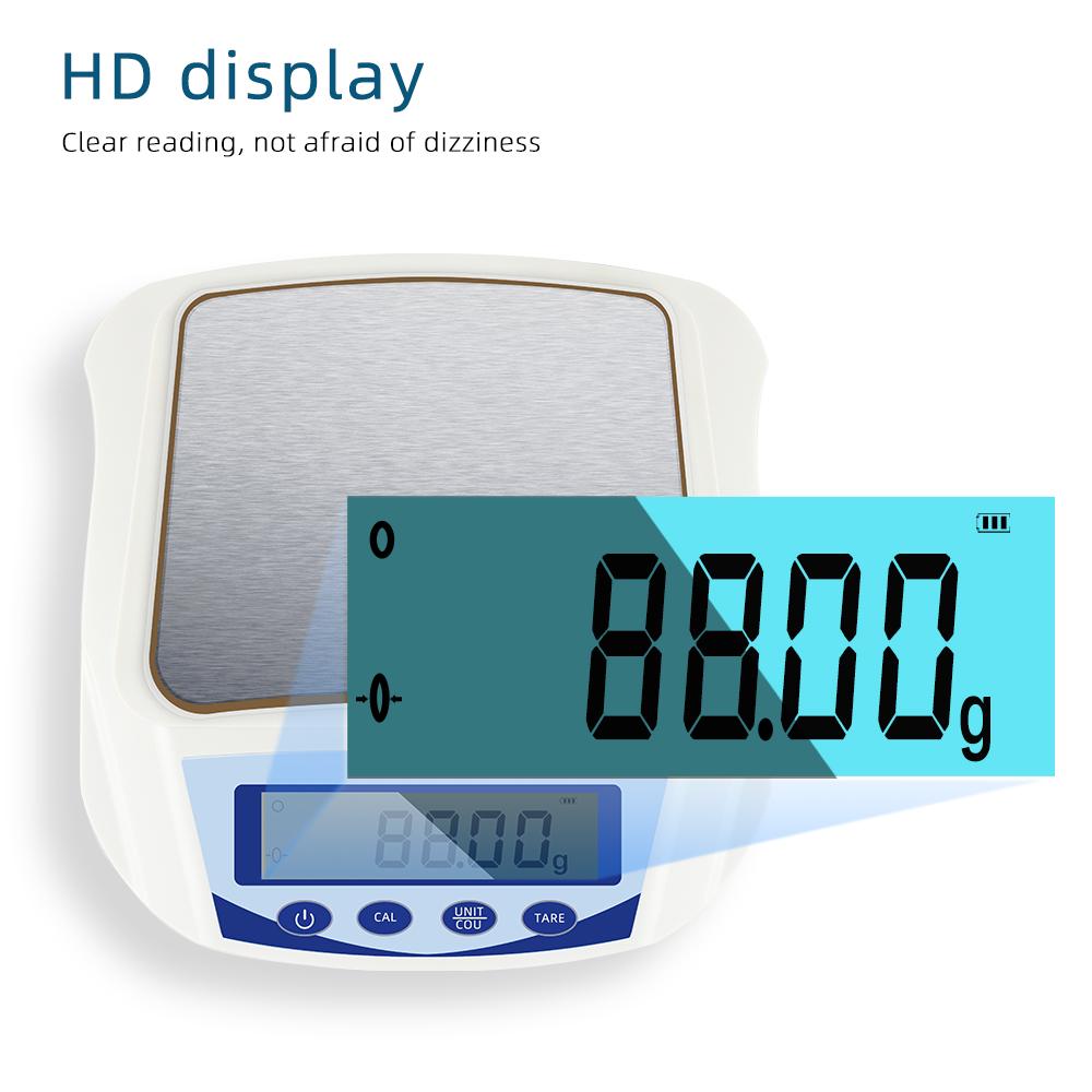 1000 г 0,01 г Цифровые весы высокой точности Портативные LCD весы для взвешивания продуктов, золота, ювелирных изделий, чая