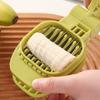 Ergonomic Design Vegetable Fruit Slicer Stainless Steel Kitchen Gadget Egg Slicer