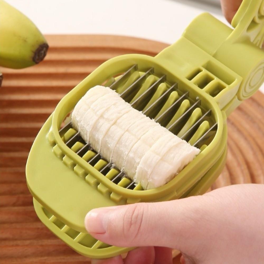 Ergonomic Design Vegetable Fruit Slicer Stainless Steel Kitchen Gadget Egg Slicer