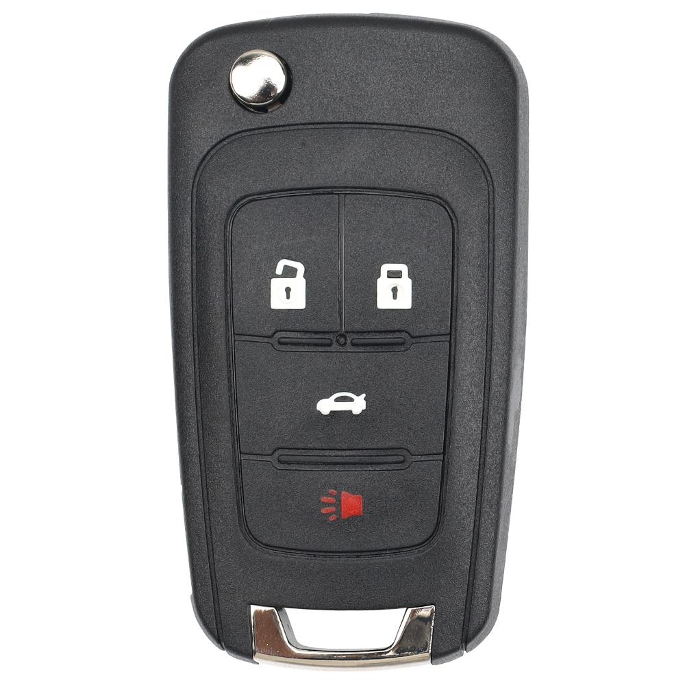 Dahai Flip Folding Remote Car Key Shell For Chevrolet Cruze Epica Lova Camaro Impala 2 3 4 5 Button Hu100 Blade Replacement