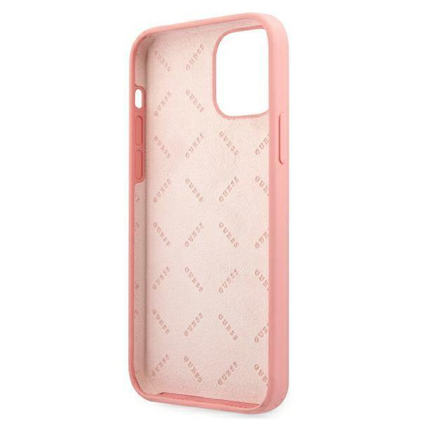 Guess Guhcp12Llspewpi Iphone 12 Pro Max6,7 Różowy/Pink Hard Case Peony Collection