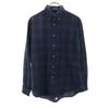 PENDLETON 70-е Винтаж Сделано в США Клетчатый узор Рубашка с длинным рукавом на пуговицах Мужская Б/У